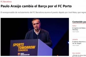 每体：前巴萨首席球探保罗-阿劳霍转投波尔图出任球探总监