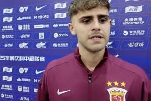 梅伦多：第一场中超双腿稍微有些吃力 我们要保持胜利的势头