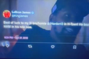 虚伪！KD忆哈登交易：詹韦都在恭喜哈登 但我知道他们太TM高兴了